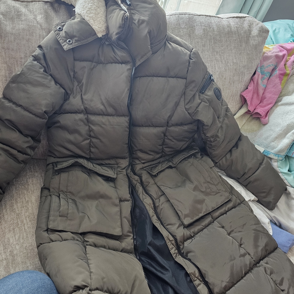 Madden Girl Olive Bomber Jacket
